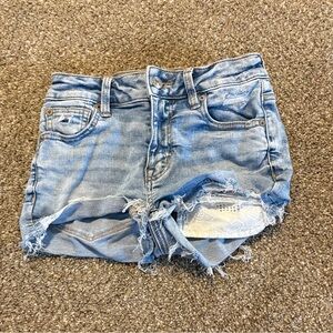 American Eagle Distressed Denim Shorts